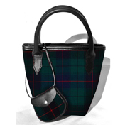 Handbag, Purse, Mini Iona Bucket Bag, Davidson Tartan